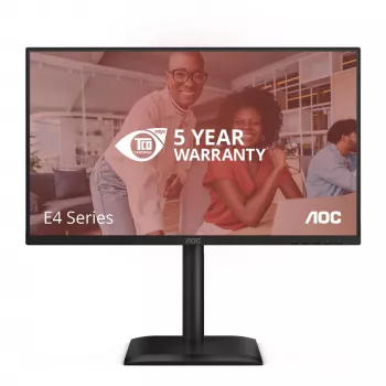 AOC 24E4U datora monitors 60.5 cm (23.8 collas) 1920 x 1080 pikseļi Full HD LED Melns
