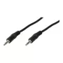 Audio kabelis 3.5mm LogiLink CA1049 1m Melns