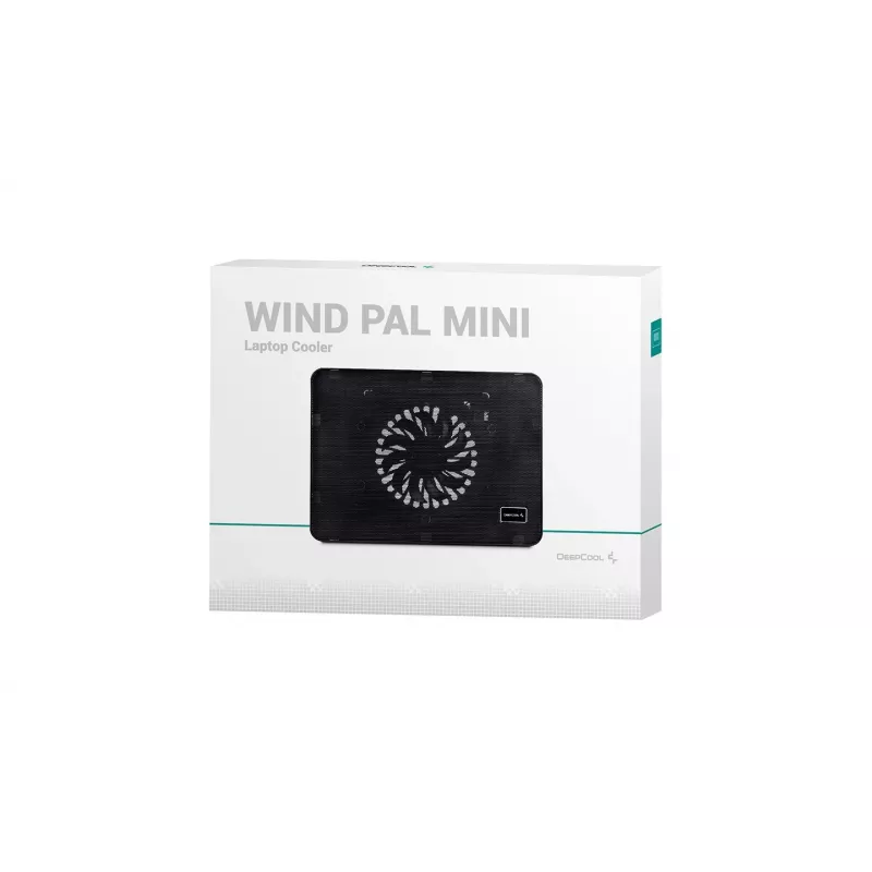DeepCool Wind Pal Mini dzesēšanas paliktnis klēpjdatoriem 39.6 cm (15.6 inch) 1000 RPM Melns