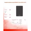 Ārējais HDD/SSD korpuss SAVIO AK-65 Melns 2.5 collu SATA USB 3.0 5 Gbit/s Micro-USB