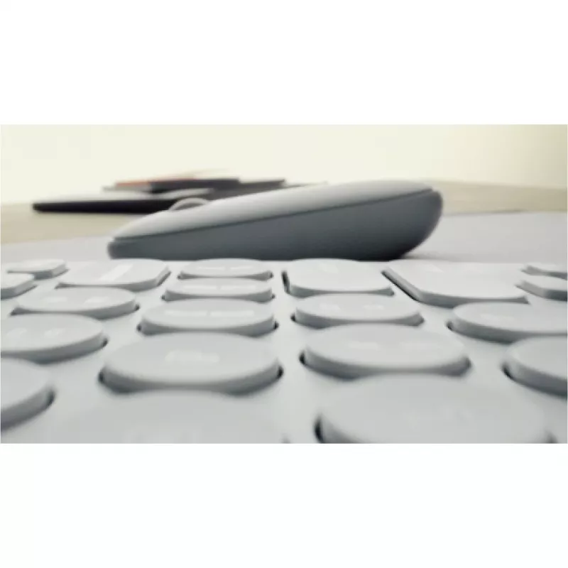 Logitech Pebble Keys 2 K380s - Bezvadu tastatūra - Bluetooth LE - QWERTZ - Vācu - Tonal Graphite (920-011795)