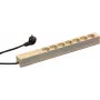 Schroff 60110-214 Strāvas sadales bloks (PDU) 7 maiņstrāvas izejas 1U Pelēks