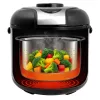 Rīsu plīts GASTROBACK Rice Control Low Carb & Steam, 3 L, 450 W, melna/nerūsējošais tērauds