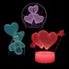 Manta SNL115RGB LED dekoratīvā lampa ar 3D sirds efektu
