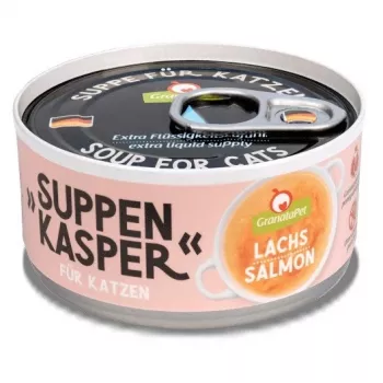GranataPet Suppenkasper kaķu gardumi lasis Fox4Pets, 70 g, bez cukura