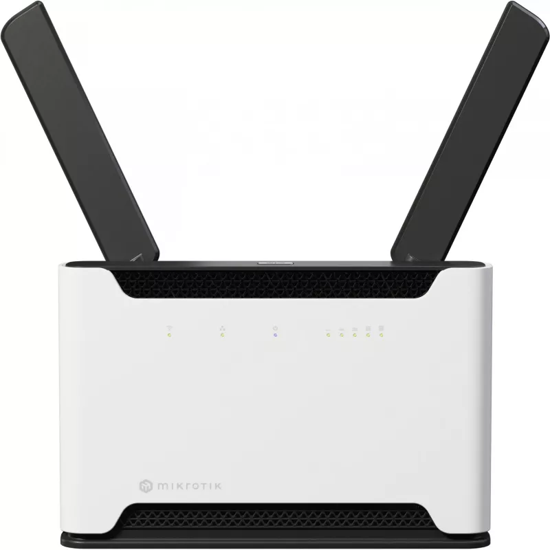 MikroTik Chateau LTE18 - Bezvadu maršrutētājs - 5 portu slēdzis - GigE, 2,5 GigE - Wi-Fi 5, Wi-Fi 6 - Divjoslu (S53UG+5HAXD2HAXD-TC&EG18-EA)