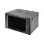 Sienas stiprinājuma tīkla skapis Digitus DN-19 07U-6/6-EC-SW