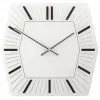 NeXtime klok 8128wi Hexagon sienas pulkstenis, 43x43 cm, balts