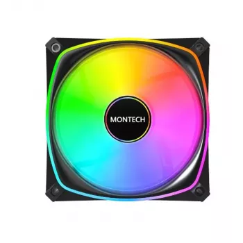 MONTECH AX120 PRO MELNS 120mm ARGB korpusa ventilators