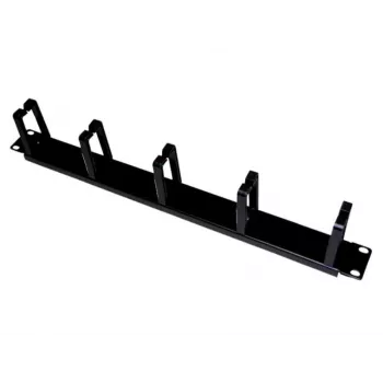 Alantec PK009 kabeļu organizētājs sienas kabeļa turētājs Melns 1 gab.