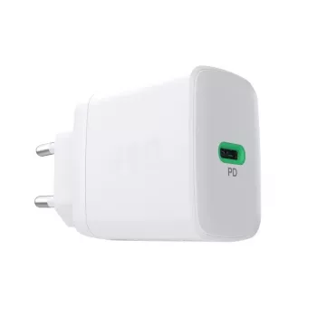 Lādētājs Green Cell PowerSource Solo30 30W Balts — USB-C lādētājs, 30W izeja