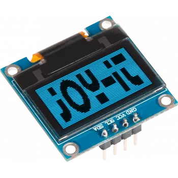JOY-IT DEBO OLED2 0.96 izstrādātāju plate – 2,40 cm (0,96 collu) OLED displejs ar SSD1306 (SBC-OLED01)