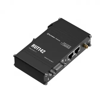 Teltonika RUT142 industriālais maršrutētājs WiFi 4, RS232, 2x RJ45 100Mb/s, IP30