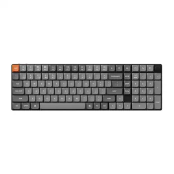 Bezvadu tastatūra Keychron K17 Max RGB Melna (K17M-H3)