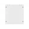 Lanberg sienas montāžas 19 inch 12U 600x600mm pelēks skapis ar stikla durvīm