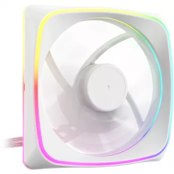 120 mm korpusa ventilators Sharkoon SHARK Lights RGB PWM White — RGB apgaismojums, PWM ātruma kontrole