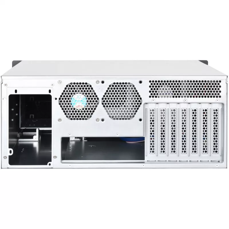 Silverstone RM400 Rack 4U Melns, Pelēks