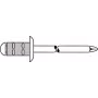 Aklā kniede GESIPA Polygrip 4.8×25 Al/Tērauds, satvēriens 11.0–19.5 mm — iepakojums 250 gab.