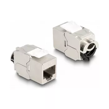 DeLOCK Keystone modulis RJ45 ligzda uz LSA Cat.6A STP ar fiksējošo skavu