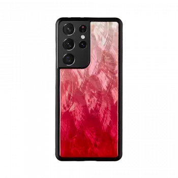 Telefona maciņš iKins Samsung Galaxy S21 Ultra — pink lake black