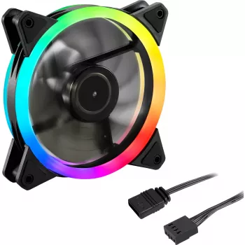 SHARKOON Shark Blades PWM ARGB 120mm Datora Ventilators - Melns