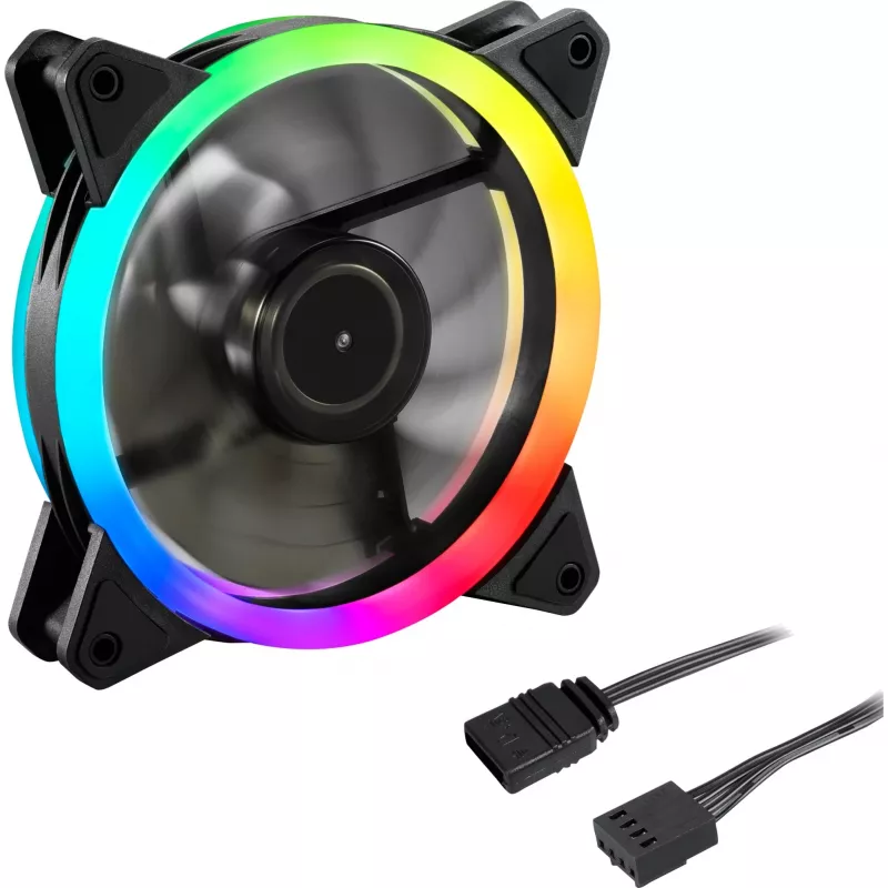 SHARKOON Shark Blades PWM ARGB 120mm Datora Ventilators - Melns
