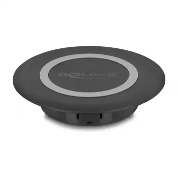 DeLOCK 66284 Iekštelpu bezvadu lādētājs melns USB 15 W