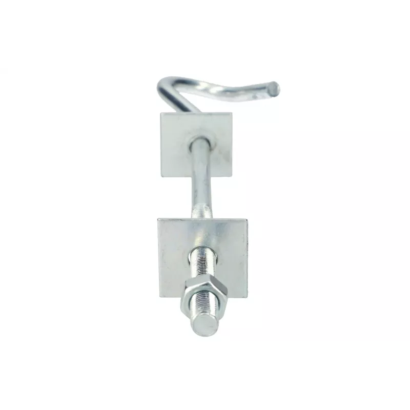 Āķis kabeļu stiprināšanai Extralink Hook M12 12/230mm Sudrabs