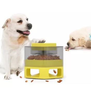 Doggy Village MT7130Y Pet Auto-Buffet dzeltenā krāsā
