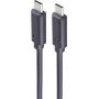 USB C kabelis ShiverPeaks BS13-48025 1m melns 20 Gbit/s