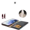 Dux Ducis Hivo Īstas ādas maciņš ar atloku Samsung Galaxy S22+ (S22 Plus) Melns