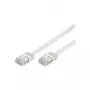 Wentronic Goobay CAT 5e plakanais vītais kabelis, U/UTP, balts, 2 m - CCA vara maisījums (93359)