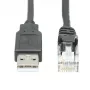 Tripp Lite U009-015-RJ45-X kabeļa adapteris RJ-45 USB 2.0 Type-A melns