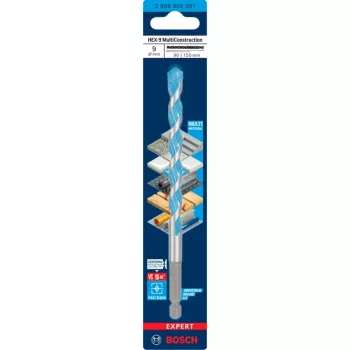 Urbja uzgalis Bosch Expert HEX-9 Multi Construction 9 mm