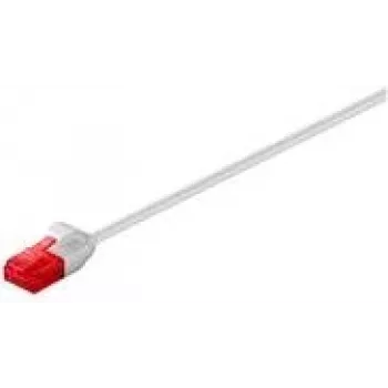 Wentronic Goobay CAT 6 Slim-Patch kabelis, U/UTP, pelēks, 15 m - vara materiāls (93735)