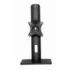 Gembird MS-D1-01 Monitora galda statīvs, augstuma regulēšana, melns