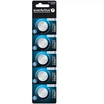 Litija baterija everActive CR2477 - blister 5 gab.
