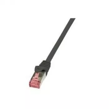 Tīkla kabelis LogiLink 0.5m Cat.6 RJ-45 S/FTP Melns