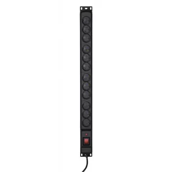 Activejet COMBO 12 ligzdu pagarinātājs 1,5m melns