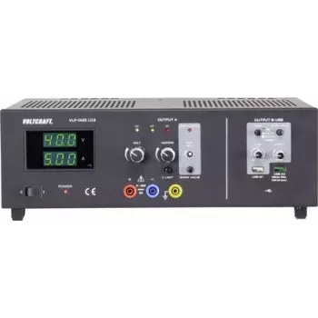 VOLTCRAFT VLP-1405 Laboratorijas barošanas bloks, regulējams 0 - 40 V 0.01 - 5 A 233 W OVP, 3 izejas (VC-8146850)