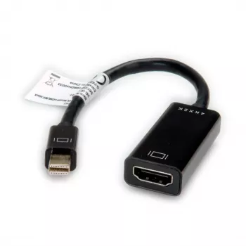 Value 12.99.3143 Video kabelis-adapteris Mini DisplayPort uz HDMI A tipa (standarta) Melns (12.99.3143)