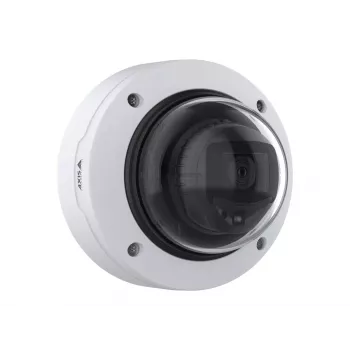 AXIS P3277-LV IP kupola drošības kamera — 5 MP, 2592×1944 CMOS, 104° HFOV, 30 fps, griestu/sienas stiprinājums, iekštelpām/ārtelpām