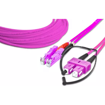 Lightwin LDP-50 LSH-SC 10.0 OM4 duplekss LWL savienojuma kabelis - MM OM4 - LSH - SC