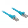 Patch kabelis RJ45 Cat.6a SFTP (Zils, 5 m, LSOH (bez halogēna))