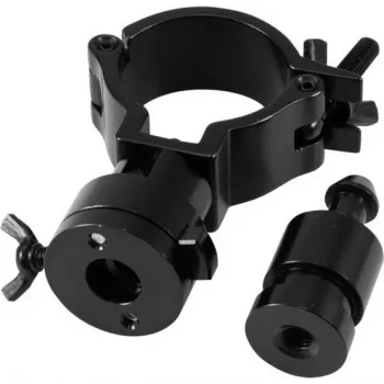 EUROLITE Clamp TPZ-1 melns ar TV tapu – gaismekļu/truss skava