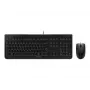 CHERRY DC 2000 tastatūra un pele komplektā, USB, QWERTZ vācu izkārtojums, melna