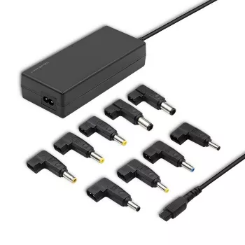 Qoltec 50012 Automātiskais universālais barošanas adapteris 90W | 9 spraudņi | +barošanas kabelis
