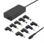 Qoltec 50012 Automātiskais universālais barošanas adapteris 90W | 9 spraudņi | +barošanas kabelis