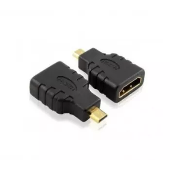 Techly IADAP-HDMI-MD adapteris Micro HDMI D uz HDMI sievišķo melns
