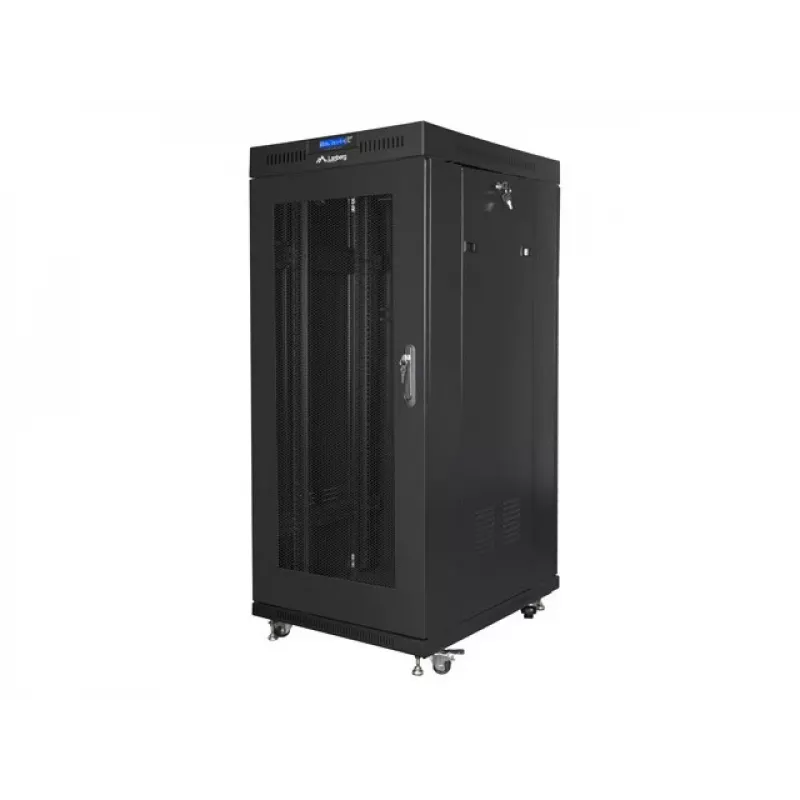 Brīvi stāvošs servera skapis Lanberg FF01-8822-23BL 22U 1200kg Melns
